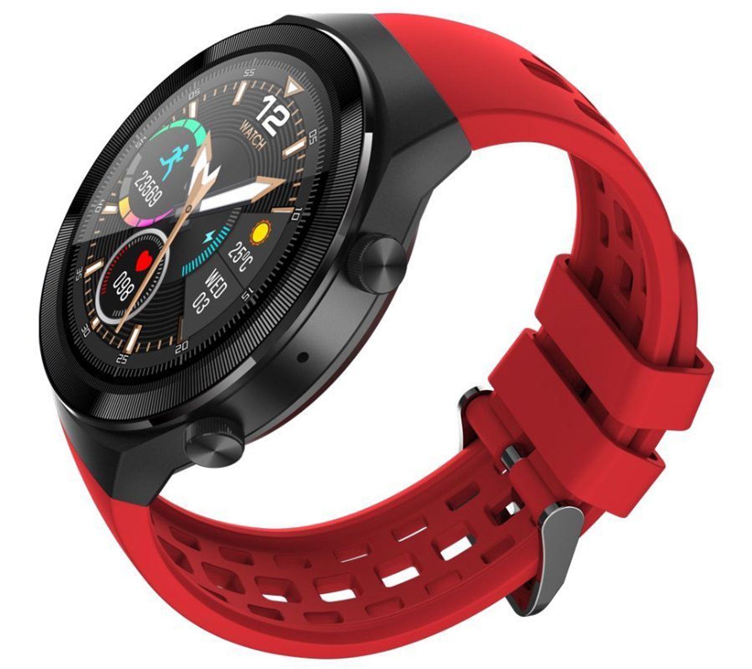 Smartwatch męski na czerwonym pasku Rubicon RNCE68 (1).jpg